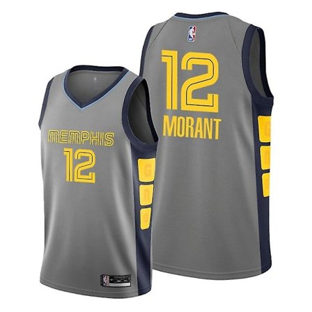 Ja Morant #12 Basketball Jersey Grizzlies Basketballtrøye Aldult Sportsskjorte