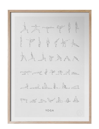 Kunskapstavlan | Yoga | 30X40