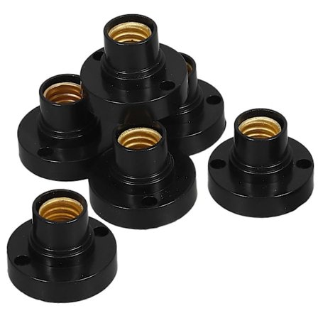 Lille Rund LED Lampefod E14 Pæreholder til Udskiftning 12 stk. [DB]