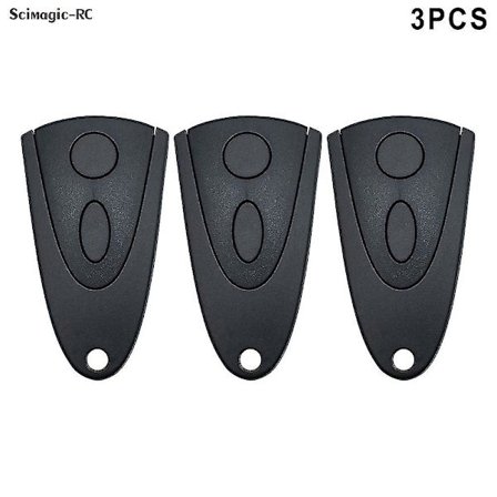 3 stk. Garageportfjernbetjening Novoferm Novotron 502 Max43-2 512 Mix 43-2 504 Max43-4 Garageportåbner 433mhz Rullende kode [DB]