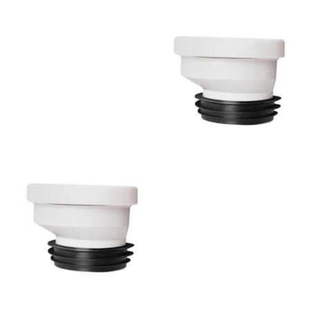 1/2/3/5 Offset toalettflänskoppling PVC för reparation av urinaler