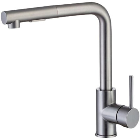 Kjøkkenkran kan trekkes ut og roteres 360°