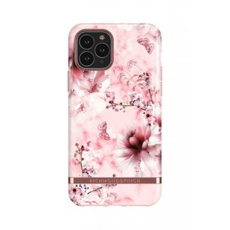Richmond & Finch Pink Marble Floral - Rose gold details, iPhone 11 Pro Max