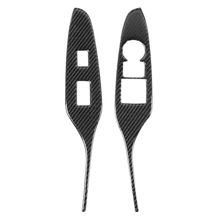 Fönsterlyftspanel Trim Ram Dekor i Kolfiber Passar för Mazda MX-5 ND/Roadster ND 16-20RHD