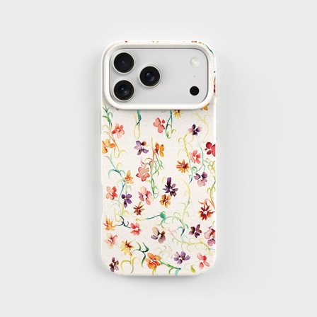 Eco-Friendly PLNTPRTCT Phone Case Teal Blush, Made with Plants, iPhone 17 Pro Max