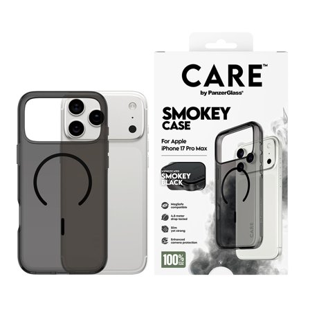 PanzerGlass CARECASE URBAN EXP. SMOKEY W. BLK MAGSAFE IPHON ACCS