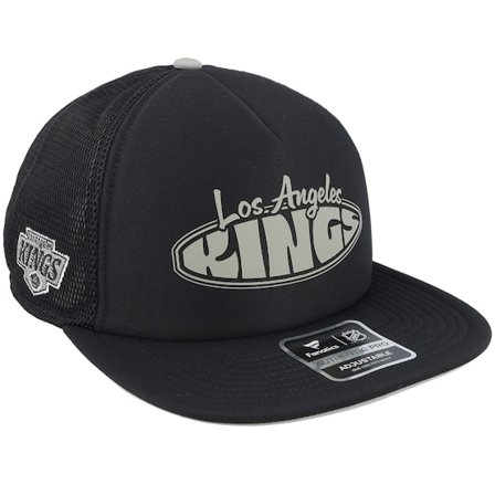 Fanatics - NHL Noir snapback Casquette - Los Angeles Kings Authentic Pro Rink Hometown Black/Stone Trucker @ Hatstore