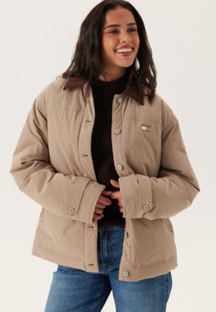 TOMMY JEANS-Tjw Cord Collar Chore Jacket-S