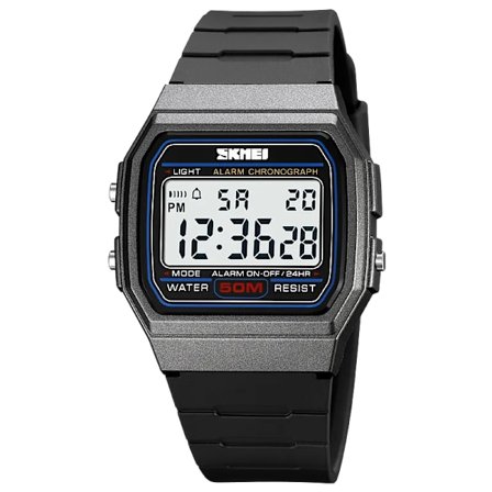 SKMEI 2042 Digital Sportklocka för Utomhusbruk, Herr, Militär, Vattentät, Kalender, Datum, Vecka, Herrarmbandsur, Elektronisk Klocka 1381 reloj