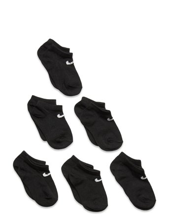 Nike 6N-6Pk No Show Sock - Black - 23.5-27