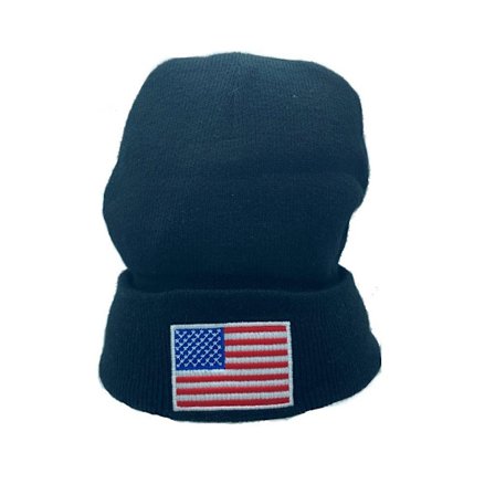 Hue med det klassiske amerikanske flag-emblem