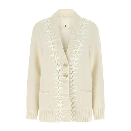 Ermanno Scervino Cardigans Hvid, Dame