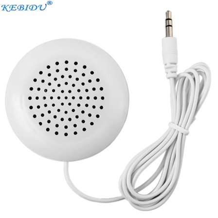 Hodetelefoner Mini Høyttaler Øretelefon Hvit 3.5mm Sovende Pute for iPod Hot Salg for MP3 MP4 Spiller