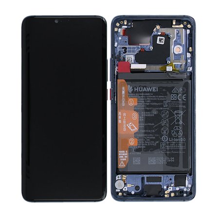 Huawei Mate 20 Pro Skärm + LCD och Batteri Original - Blå