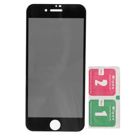 Privat Peep Proof Fuld Dækning Hærdet Glas Skærmbeskytter til iPhone 8 7