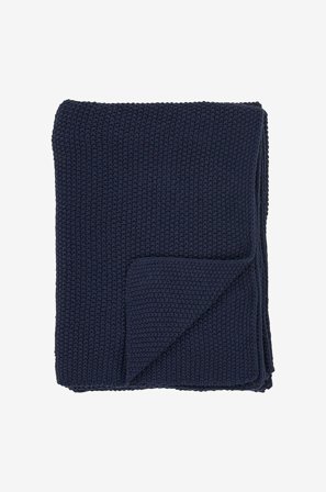 House Nordic - Pledd Santos - Blå - Tepper & pledd - 130X170 - Fra Homeroom