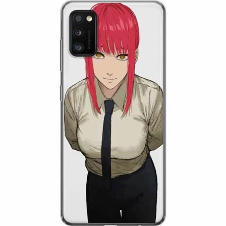Samsung Galaxy A41 Genomskinligt Skal Makima Chainsaw Man