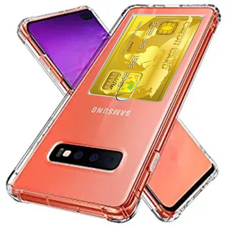 Praktiskt Skal med Kortfack - Samsung Galaxy S10 Plus