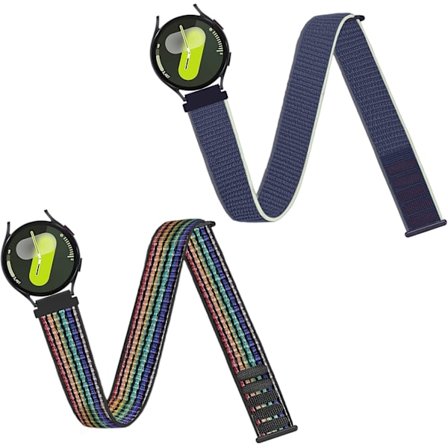 2025 Uusin malli 2 kpl 20mm urheilu nilkka-/ranneke yhteensopiva Samsung Galaxy Watch7/6/5/4/FE -rannekkeen 44mm /Watch 5 Pro/Galaxy W kanssa
