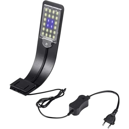 Akvarielys LED hvit og blå lys nano klippbelysning