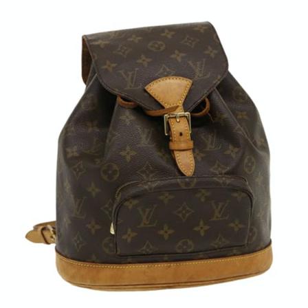 Louis Vuitton Vintage Pre-owned Montsouris , Bruin , Dames , Maat: ONE Size Vintage Tassen