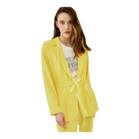 Silvian Heach Drawstring jacket , Geel , Dames , Maat: M