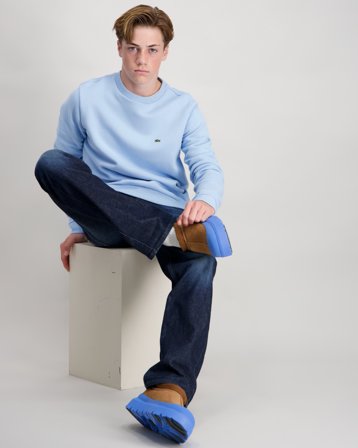 Lacoste LCB CORE FLEECE CREW Blå Trøjer Dreng - Kids Brand Store