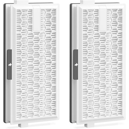 2 pakker HEPA-filter - Erstatningsfiltre - Støvsugerdeler - Utskiftbare - Reservedeler