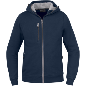 Huvtröja med zip Dam Texstar WC09