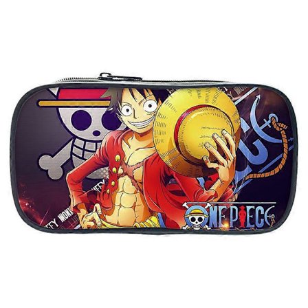 Pencil case med ét rum, penalhus, makeup taske med dobbelt lynlås, multifunktionel pencil case, skolekontor opbevaringstaske