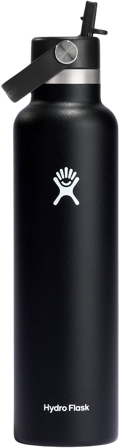 HydroFlask Std Flex Straw eristävä juomapullo, 21oz (621ml), Black - HydroFlask
