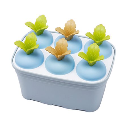 4/6-kennoiset jäätelömuotit Jäämuotti Käsintehdyt jälkiruokajäätelöpuikkomuotit Pakastin Hedelmäjääpalakone Uudelleenkäytettävä jäätelölle