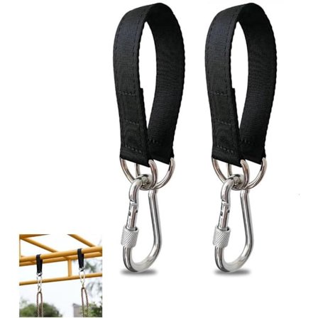 Todelt - Gyngestrop - 50 cm - Sort