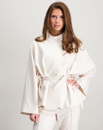 RYVLS Wrap Jacket Cremefärgad Jackor Tjej - Kids Brand Store