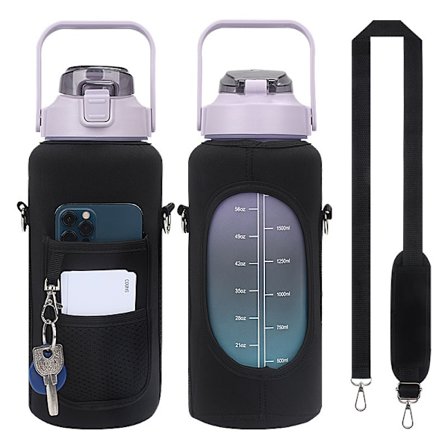 Half Gallon Water Bottle Sleeve Insulated Water Bottle Bag