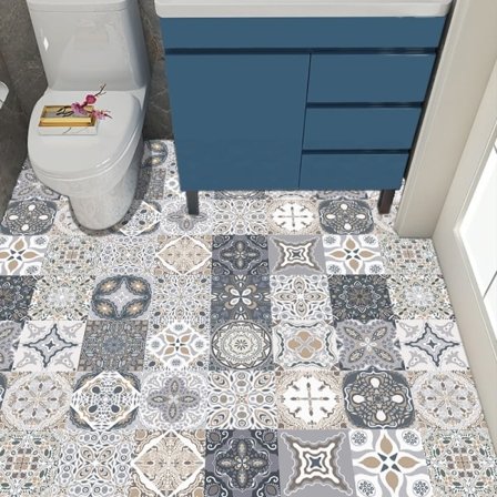 24 st (15 cm x 15 cm, 6x6 tum) Vintage Viktorianska Kakeldekaler