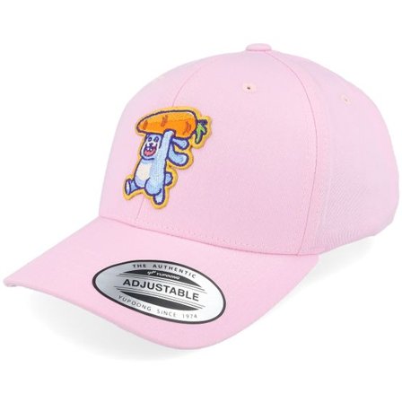 Kiddo Cap - Rosa adjustable Keps - Kids Bunny Carrot Pink Adjustable @ Hatstore