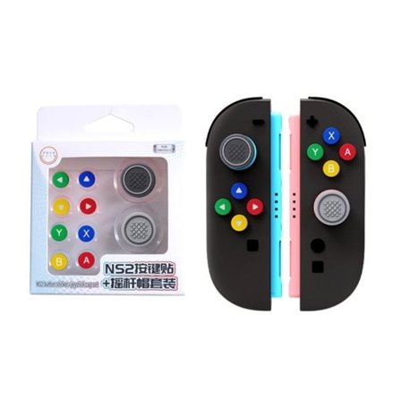 Silikonknappar till Nintendo Switch 2 Joy-Con-kontroller och joysticks