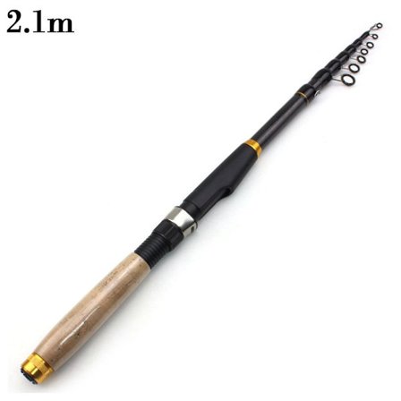 Teleskopfiskespind Stream Hand stang 2.1M - på lager