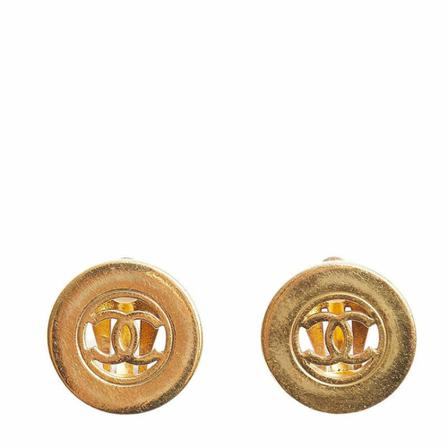 Chanel Vintage - Vintage Smycken - Gul - Dam - Storlek: One Size, Dam, Storlek: ONE SIZE