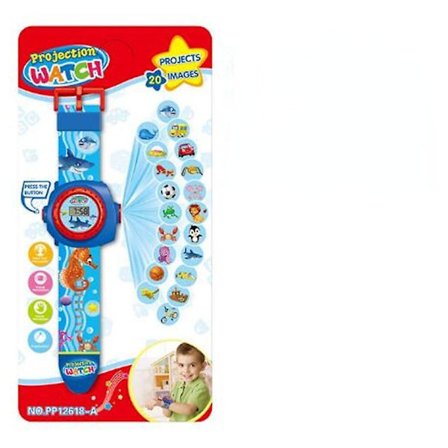 Kids Dinosaur Shark Watch Projector Night Learning Toy Flashlight Sleeping Flashlight Toys Gift