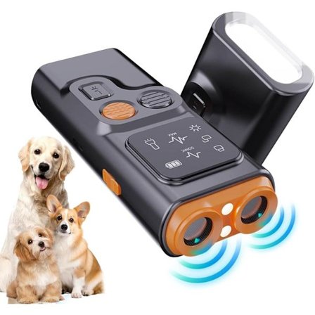 Ultralyd Anti-Gø Hund – Gø-kontrol med HD-skærm & LED-lampe