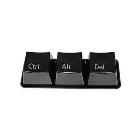 3 stk. Tastatur Kaffe Te Vannkopp Ctrl Del Alt Krus Med Brettsett, 50% Tilbud (FMY)