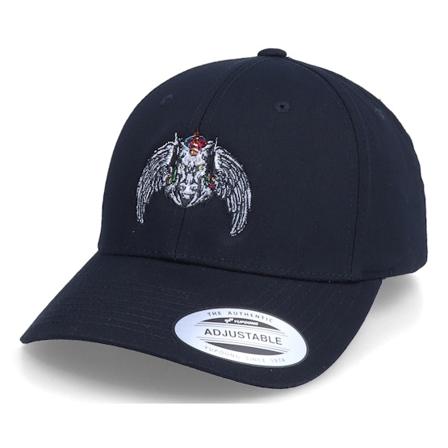 Unicorns - Zwart adjustable Cap - Awesome Unicorn Curved Black Adjustable @ Hatstore