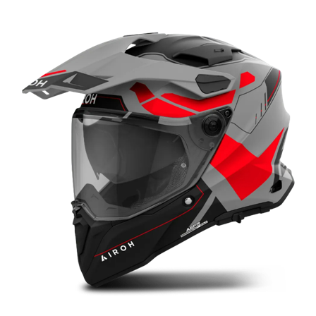 Airoh Commander 2 Reveal Integralhjälm Röd Fluo Matt S