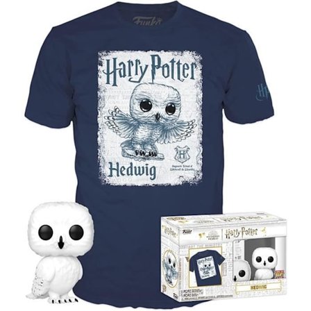 Funko Pop! & T.Shirt M (vuxen) : Harry Potter - Hedwig