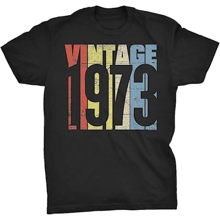 50-årspresentskjorta för män - 1973 Vintage - Retro födelsedag - 015-50-årspresent