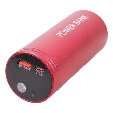 USB- og USB C-utgang Hurtigladingsboks LED digitalt display Batteriladeetui