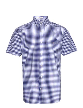 GANT | Reg Poplin Gingham Ss Shirt | L