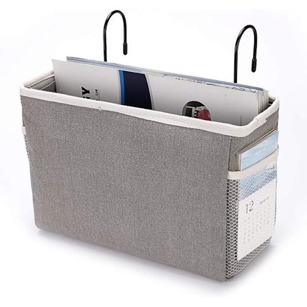 Sängyn vieressä roikkuva säilytyskori, asuntolan sängyn järjestäjä